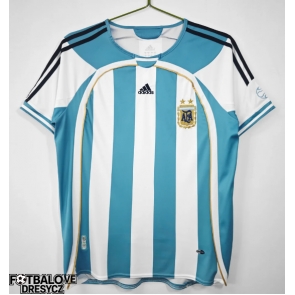 Argentina 2006 Retro Domácí Dres Krátký Rukáv Argentina 2006 Retro Domácí Dres Krátký Rukáv